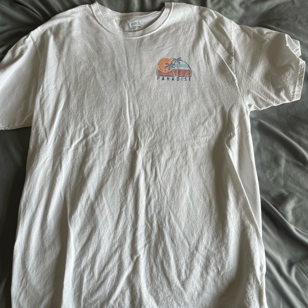 Paradise White Tee